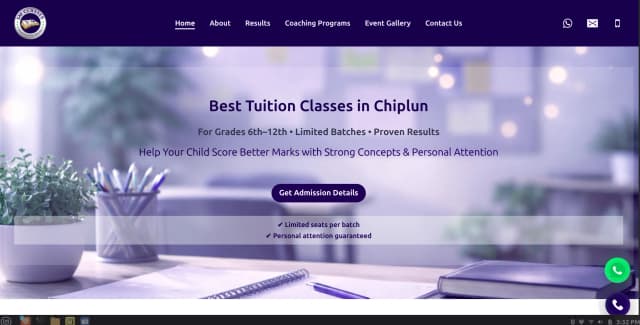 SM Classes upcoming website preview