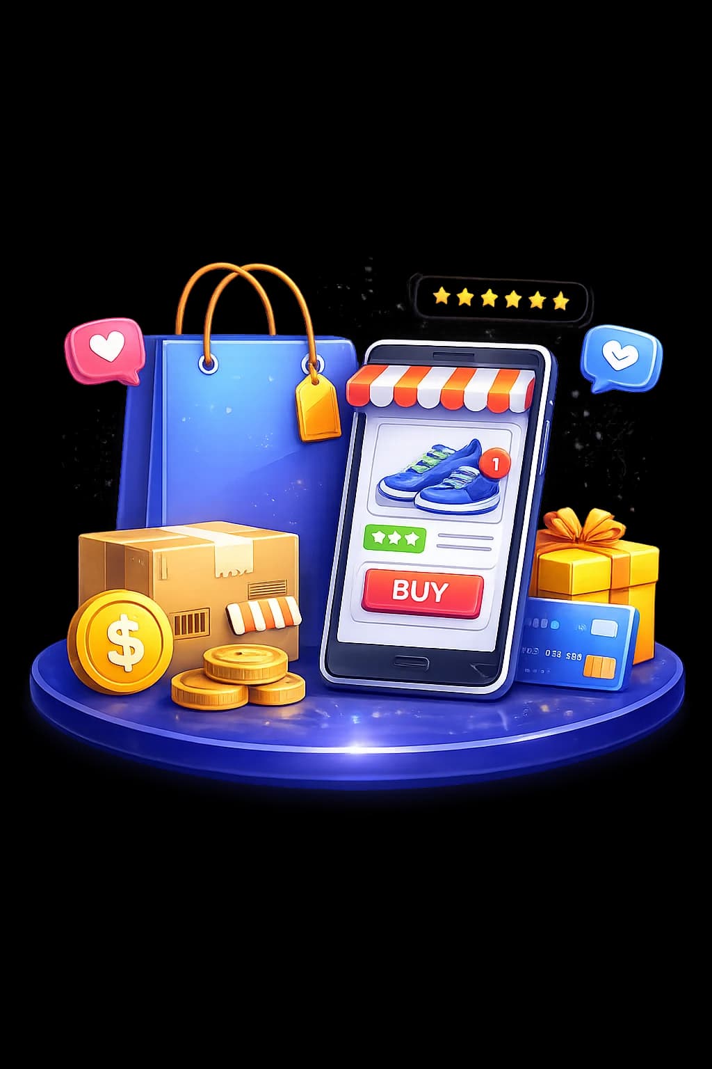 E-commerce service visual